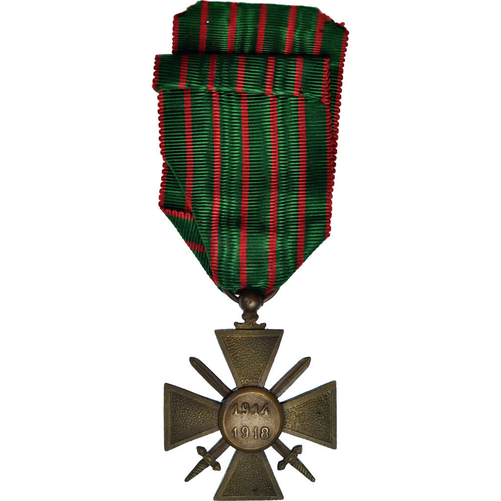 Francia, Croix de Guerre, WAR, medaglia, 1914-1918, Eccellente qualità, Bronzo