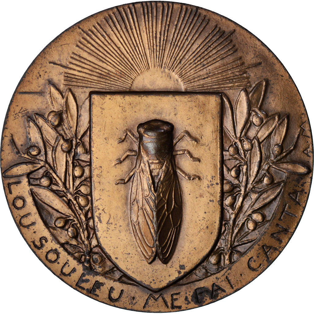 Frankreich, Medaille, Frédéric Mistral, Ecrivain de Provence, Arts & Culture