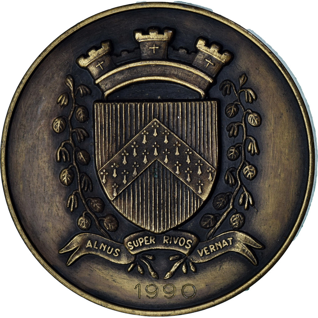 Francja, medal, Petit-Auverné, Enfance Trébuchet, Sport i wypoczynek, 1990
