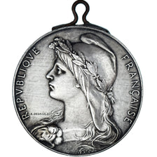 France, Medal, Ville de Courbevoie, Défense de Paris, 1895, O.Roty, AU(50-53)