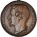 Francia, medalla, Napoléon III, Concours Agricole de Valenciennes, 1856