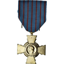 France, Croix du Combattant, WAR, Medal, Restrike, Excellent Quality, Bronze, 36