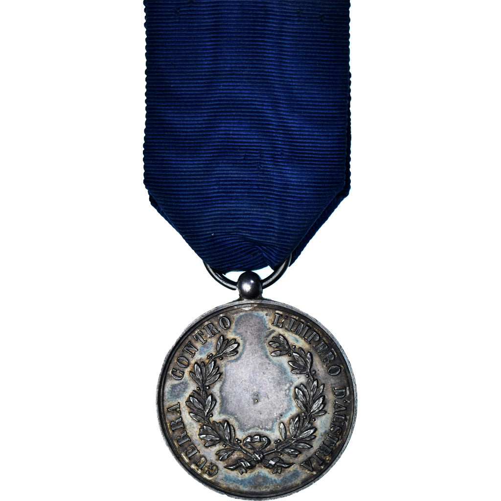Włochy, Valeur Militaire Sarde, contre l'Empire d'Autriche, medal, Doskonała
