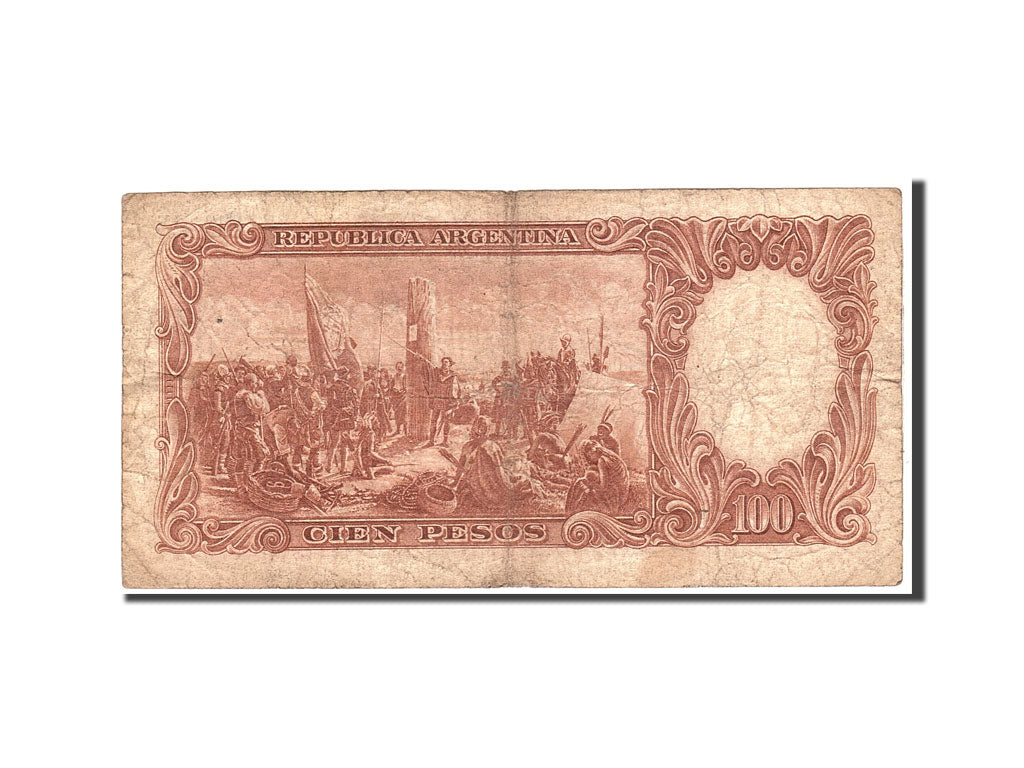 Argentina, 100 Pesos, 1943, Undated, KM:267a, VG(8-10)