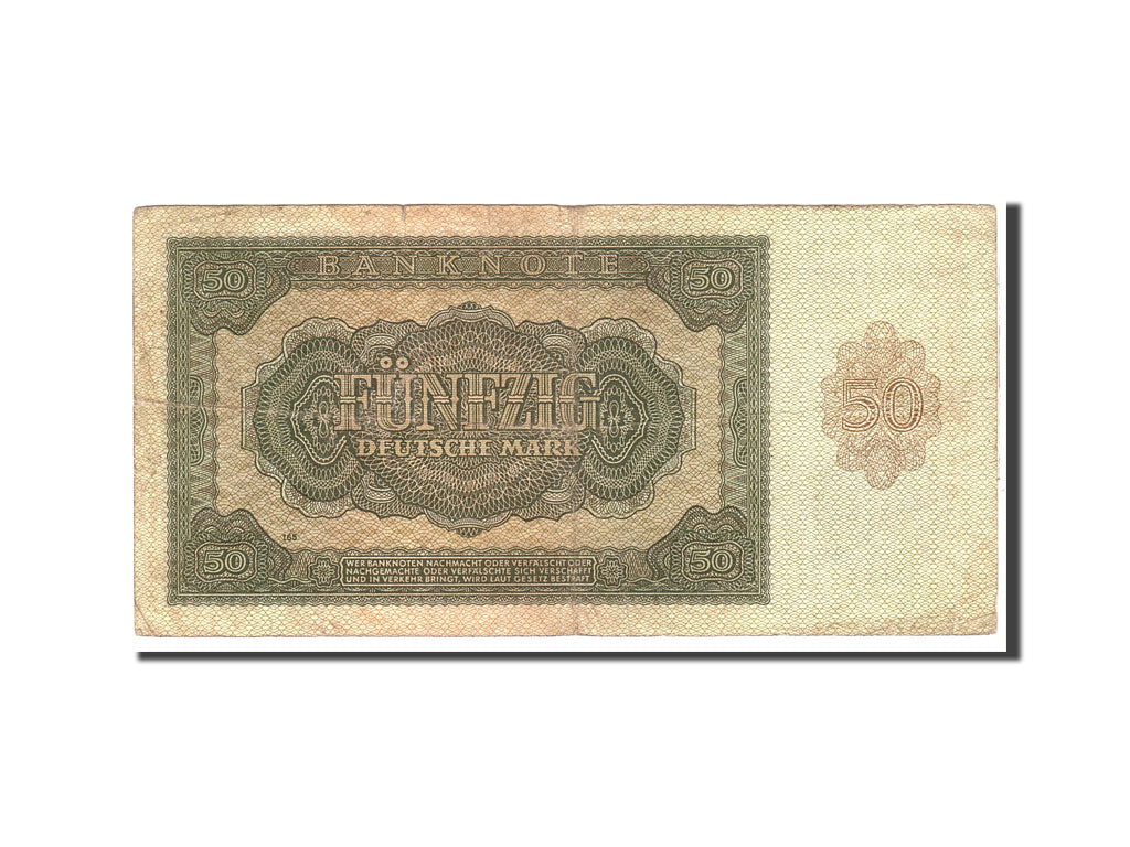 Banknote, Germany - Democratic Republic, 50 Deutsche Mark, 1948, Undated