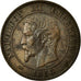 Moneda, Francia, Napoleon III, Napoléon III, 2 Centimes, 1855, Bordeaux, MBC+