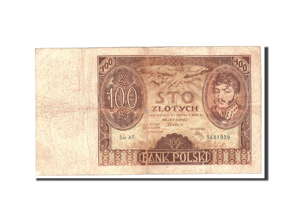 Banknote, Poland, 100 Zlotych, 1932, 1932-06-02, KM:74a, VF(20-25)
