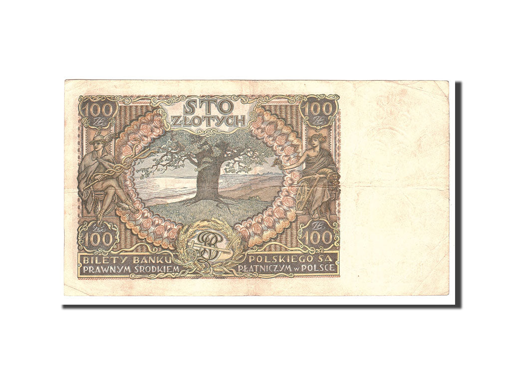 Poland, 100 Zlotych, 1932, 1932-06-02, KM:74a, VF(30-35)