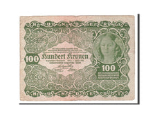 Banknote, Austria, 100 Kronen, 1922, 1922-01-02, KM:77, VF(30-35)