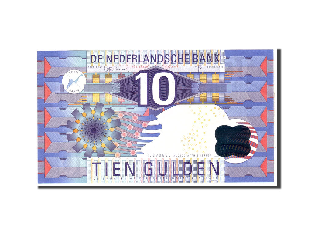 Netherlands, 10 Gulden, 1997, KM:99, 1997-07-01, UNC(63)