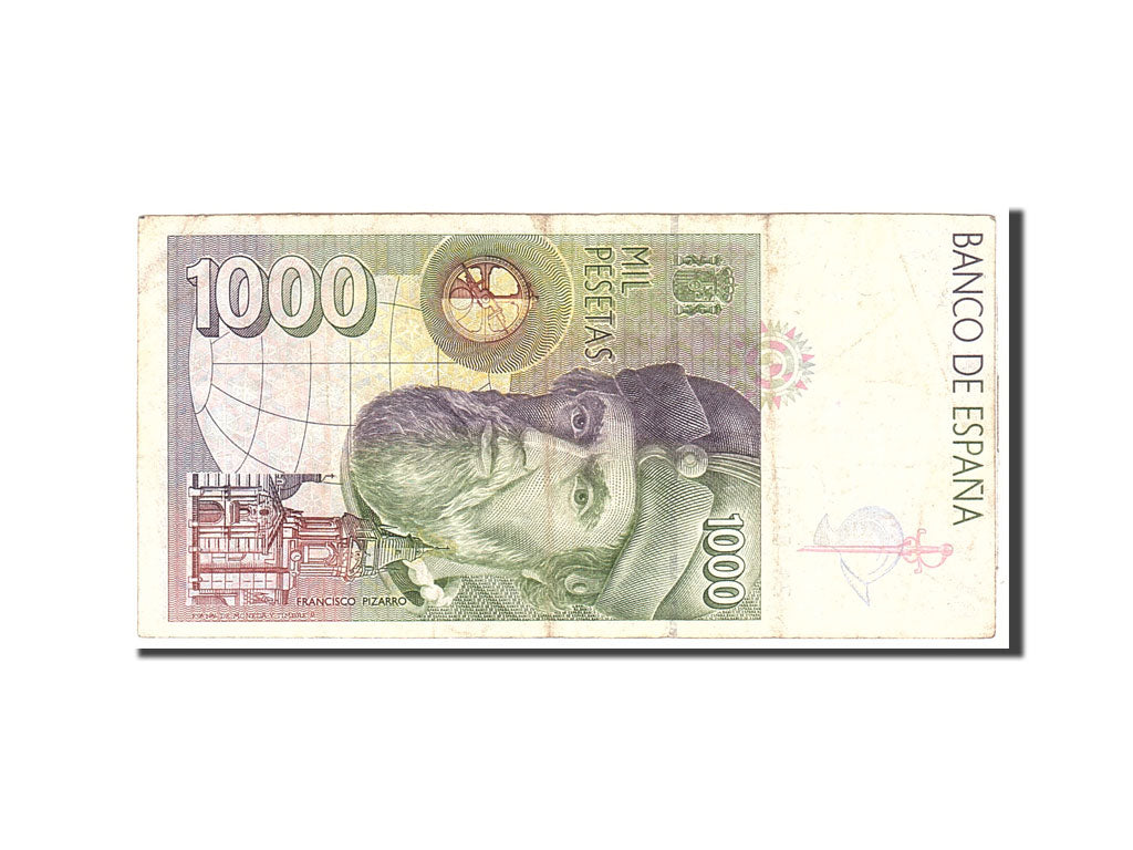 Banknote, Spain, 1000 Pesetas, 1992, 1992-10-12, KM:163, VF(20-25)