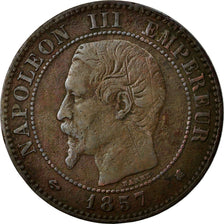 Moneta, Francia, Napoleon III, Napoléon III, 2 Centimes, 1857, Bordeaux, MB