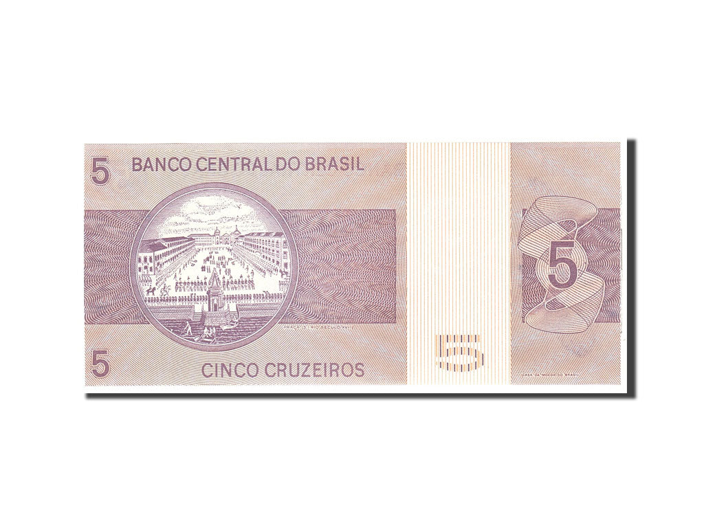 Brazil, 5 Cruzeiros, 1970, KM:192b, Undated, UNC(65-70)