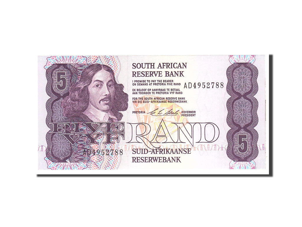 Banknote, South Africa, 5 Rand, 1978, Undated, KM:119d, UNC(65-70)