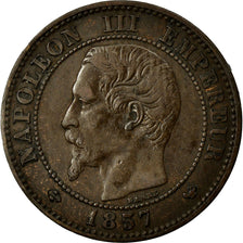 Moneta, Francia, Napoleon III, Napoléon III, 2 Centimes, 1857, Lille, BB