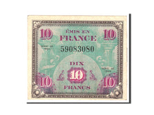 Billet, France, 10 Francs, 1944, Undated, SUP, KM:116a