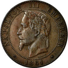 Coin, France, Napoleon III, Napoléon III, 2 Centimes, 1861, Strasbourg