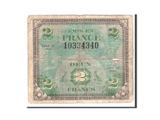 Banknot, Francja, 2 Francs, 1944, Undated, VG(8-10), KM:114a