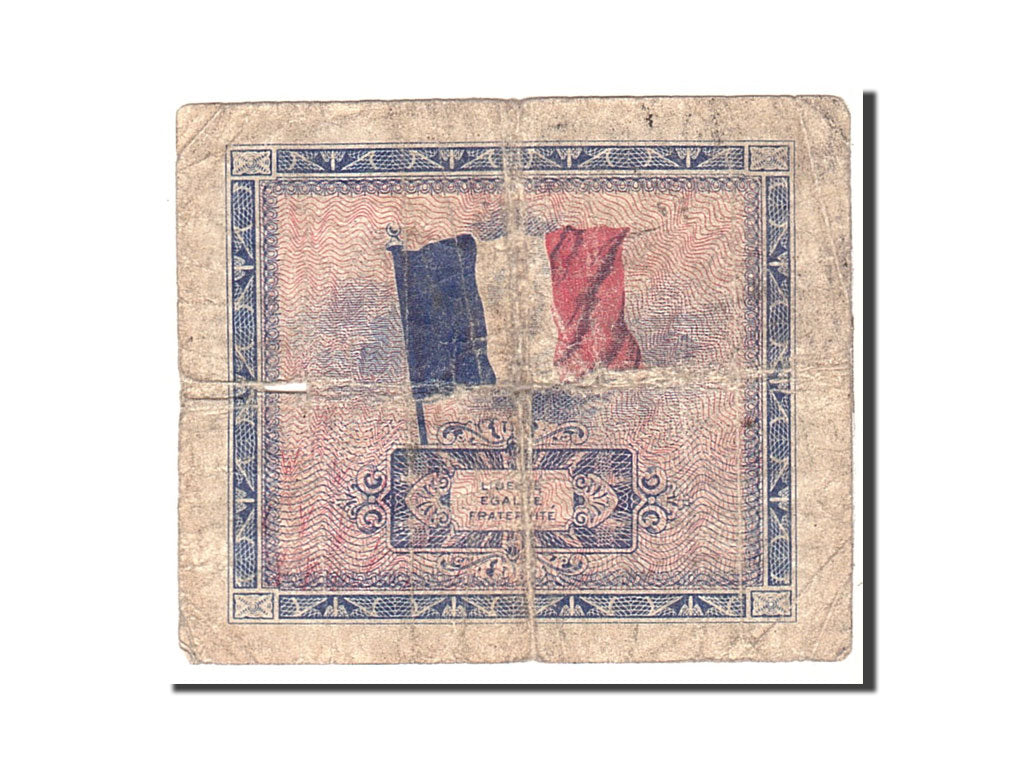 Banknote, France, 2 Francs, 1944, Undated, VG(8-10), KM:114a