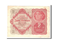 Austria, 2 Kronen, 1922, 1922-01-02, KM:74, VF(20-25)