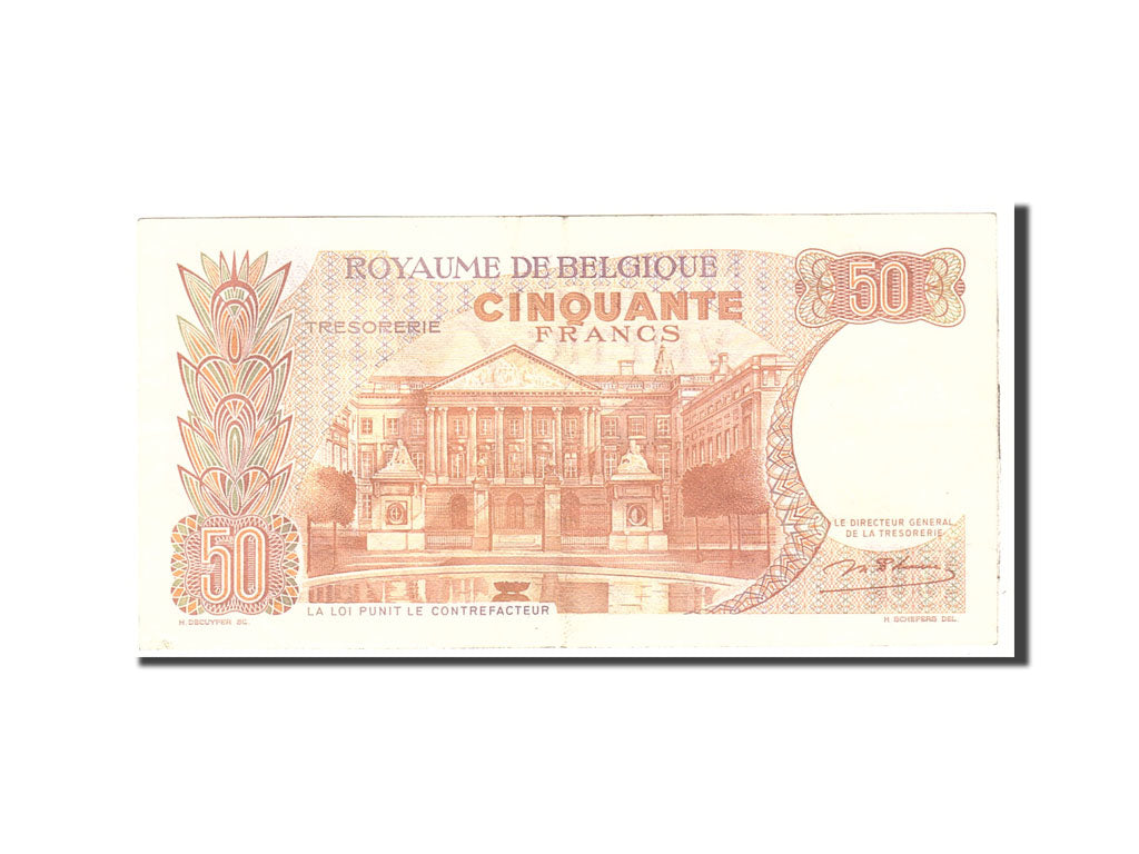Banknote, Belgium, 50 Francs, 1966, 1966-05-16, KM:139, AU(50-53)