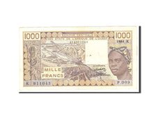 West African States, 1000 Francs, 1991, Undated, KM:711Ka, EF(40-45)