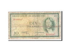 Banknote, Luxembourg, 10 Francs, 1954, Undated, KM:48a, VG(8-10)