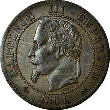 Coin, France, Napoleon III, Napoléon III, 2 Centimes, 1861, Bordeaux