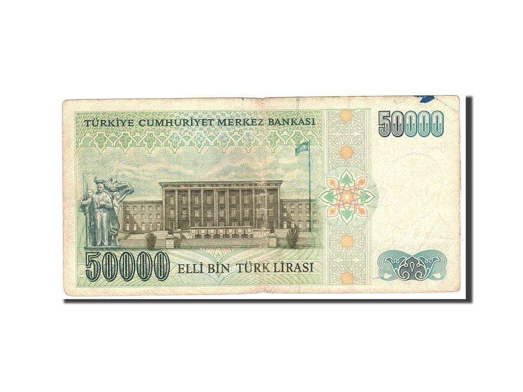 Turkey, 50,000 Lira, 1970, Undated, KM:203a, EF(40-45)