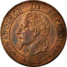 Moneda, Francia, Napoleon III, Napoléon III, 2 Centimes, 1862, Paris, MBC+