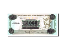 Banknote, Nicaragua, 10,000 Córdobas on 10 Córdobas, 1989, Undated, KM:158