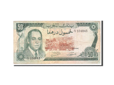 Morocco, 50 Dirhams, 1970, Undated, KM:58a, VF(20-25)