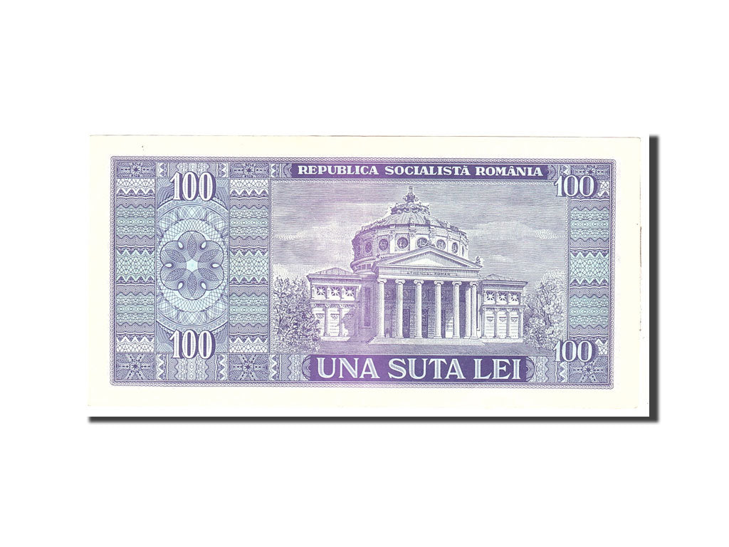 Banknote, Romania, 100 Lei, 1966, Undated, KM:97a, AU(55-58)