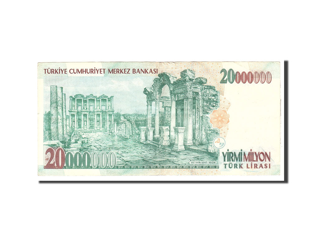 Turkey, 20,000,000 Lira, 1970, Undated, KM:215, EF(40-45)