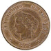 FRANCE, Cérès, 2 Centimes, 1878, Paris, KM #827.1, AU(55-58), Bronze, 20.2, G...