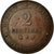 Moneda, Francia, Cérès, 2 Centimes, 1887, Paris, MBC+, Bronce, Gadoury:105