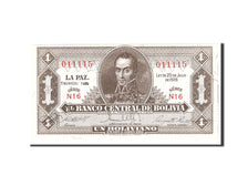 Banknote, Bolivia, 1 Boliviano, 1928, Undated, KM:128c, UNC(65-70)