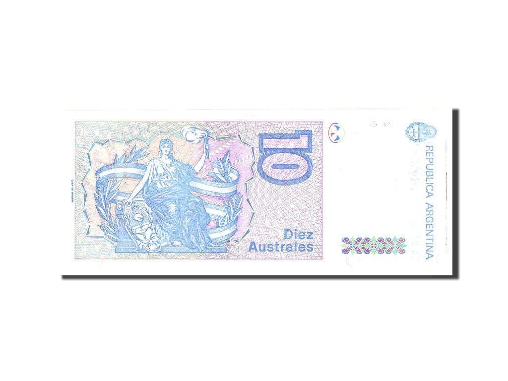 Banknote, Argentina, 10 Australes, 1985, Undated, KM:325a, UNC(65-70)