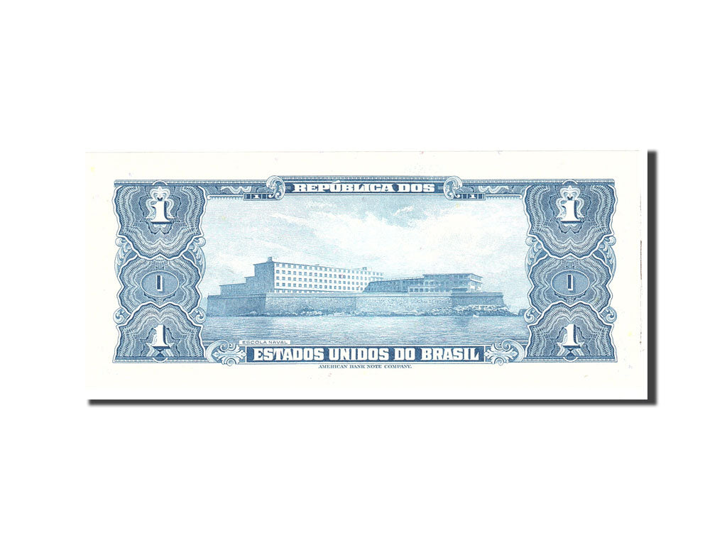 Banknote, Brazil, 1 Cruzeiro, 1954, Undated, KM:150d, UNC(65-70)