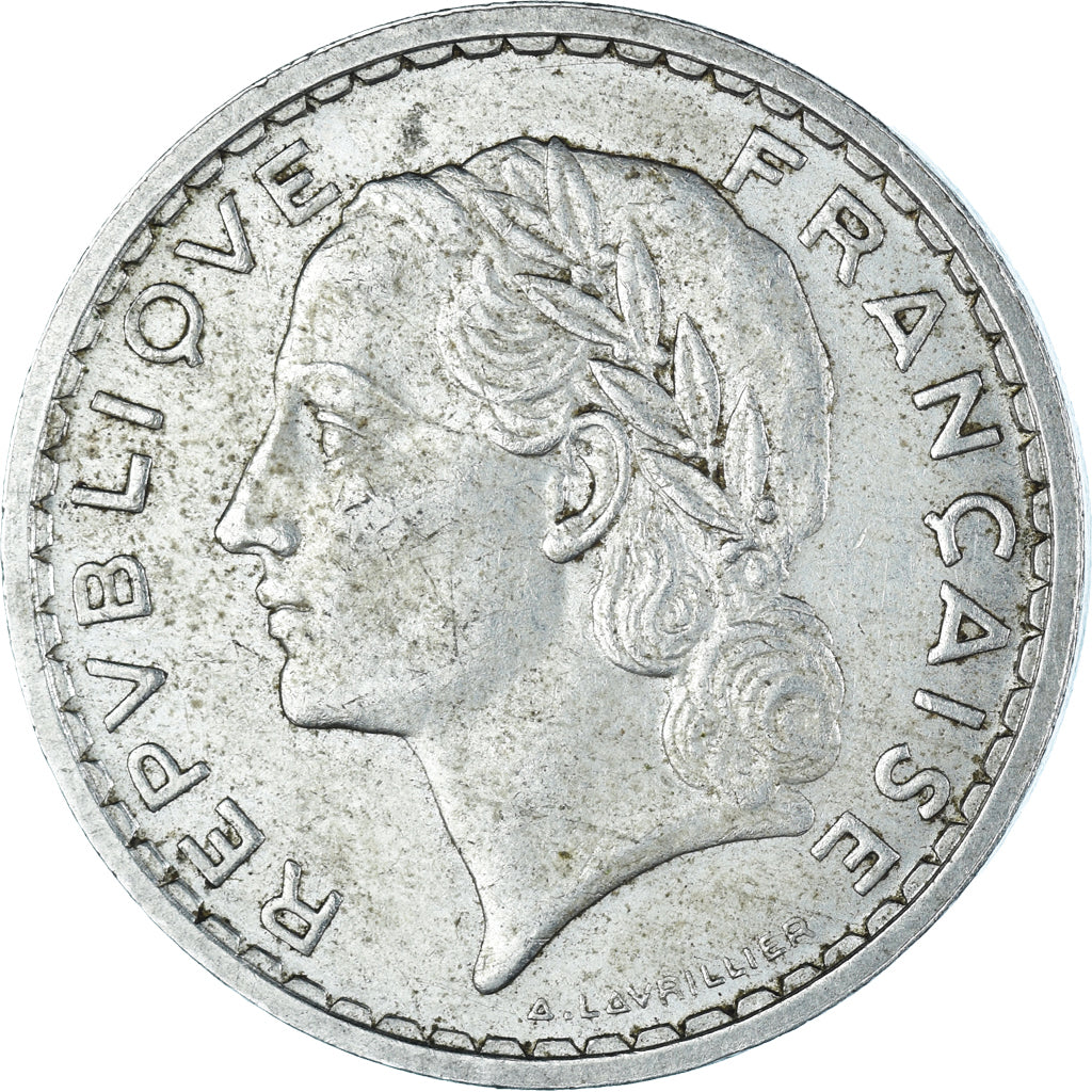 Monnaie, France, Lavrillier, 5 Francs, 1937, Paris, TTB, Nickel, KM:888