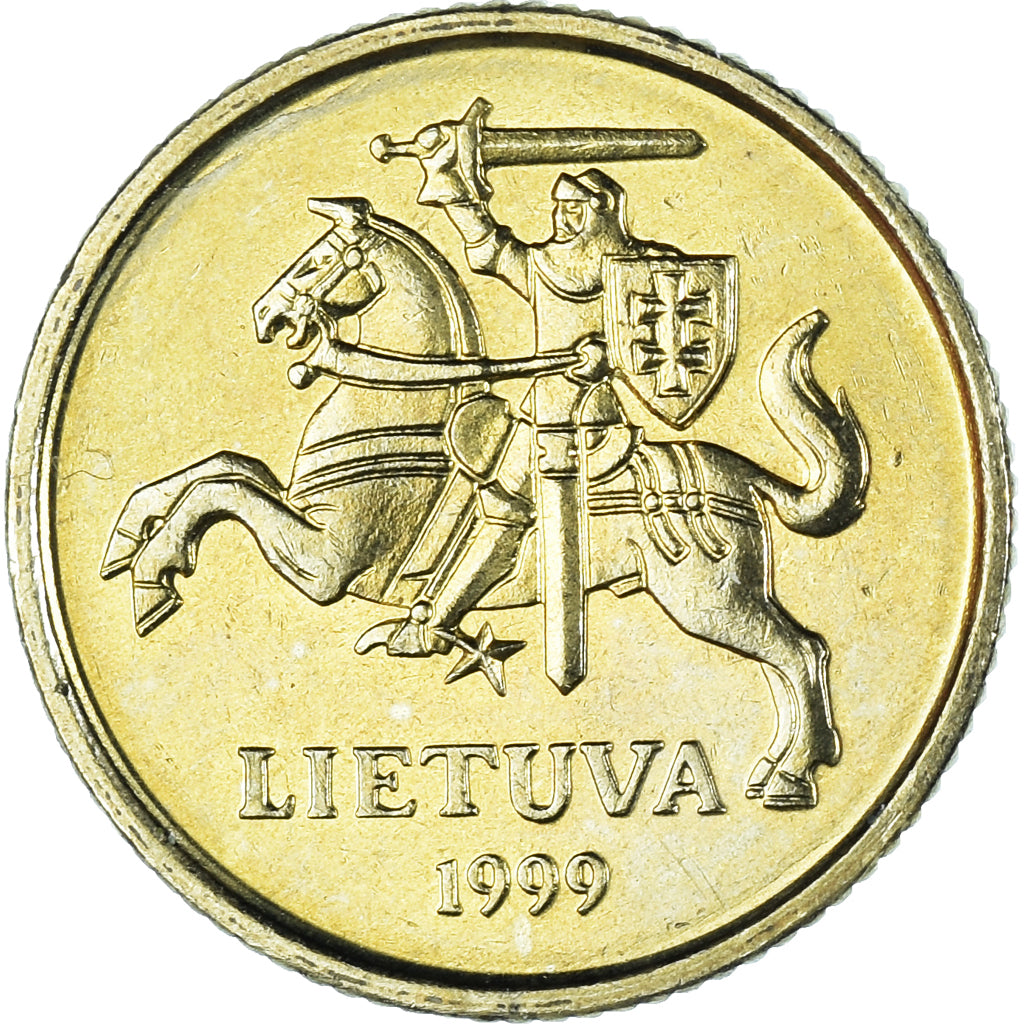 Monnaie, Lituanie, 10 Centu, 1999, SUP, Nickel-Cuivre