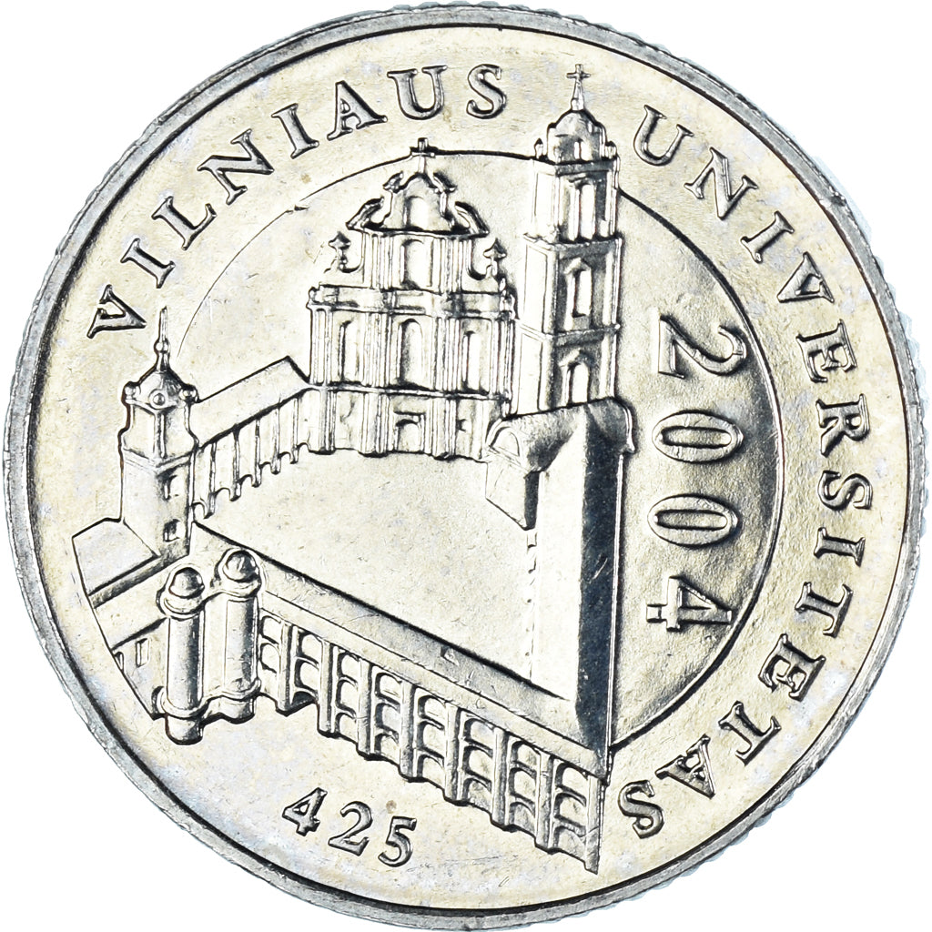 Monnaie, Lituanie, Litas, 2004, Vilna, TTB+, Cupro-nickel, KM:137