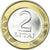 Moneta, Litwa, 2 Litai, 2001, AU(55-58), Bimetaliczny, KM:112