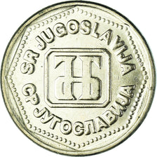 Coin, Yugoslavia, 100 Dinara, 1993, AU(50-53), Brass, KM:159
