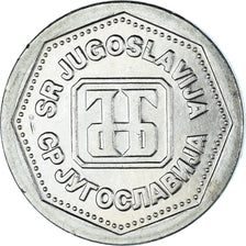 Coin, Yugoslavia, Dinar, 1993, AU(50-53), Copper-Nickel-Zinc, KM:154