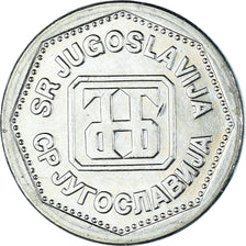 Coin, Yugoslavia, 2 Dinara, 1993, MS(60-62), Copper-Nickel-Zinc, KM:155