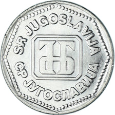 Moneda, Yugoslavia, 50 Dinara, 1993, MBC+, Cobre - níquel - cinc, KM:158