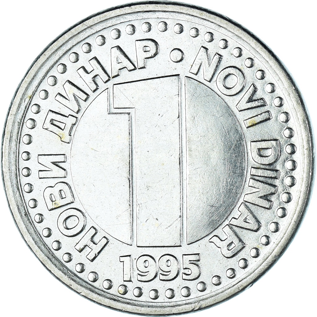 Moneta, Iugoslavia, Novi Dinar, 1995, SPL-, Rame-nichel-zinco, KM:165