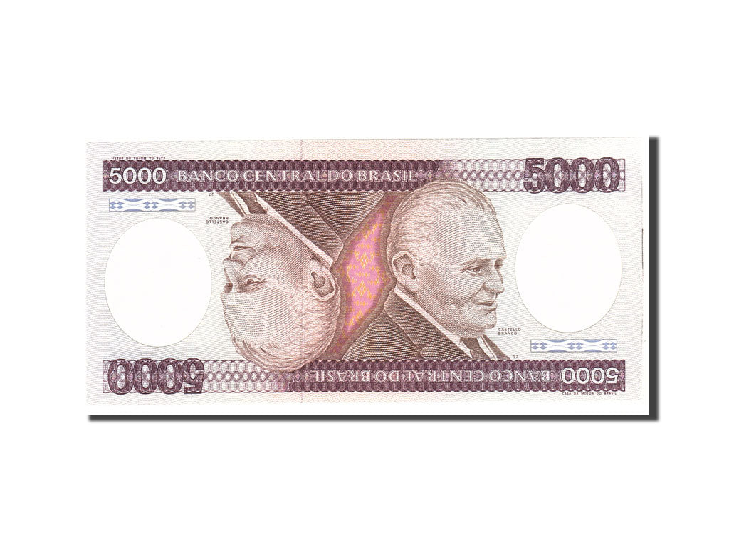 Banknote, Brazil, 5000 Cruzeiros, 1981, Undated, KM:202c, UNC(65-70)