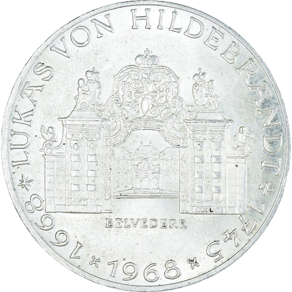 Coin, Austria, 25 Schilling, 1968, AU(55-58), Silver, KM:2903